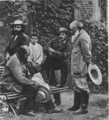 Поль Сезанн и Камиль Писсарро в Понтуазе. 1877г